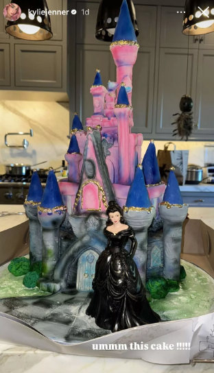 Kylie Jenner Sleeping Beauty Castle Cake